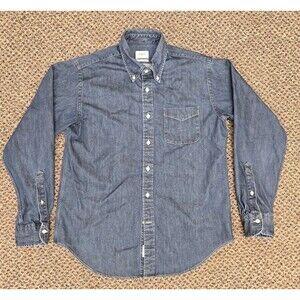 Bellerose Button Down Denim Shirt Gibbs 92 Long Sleeve (Men's Small)